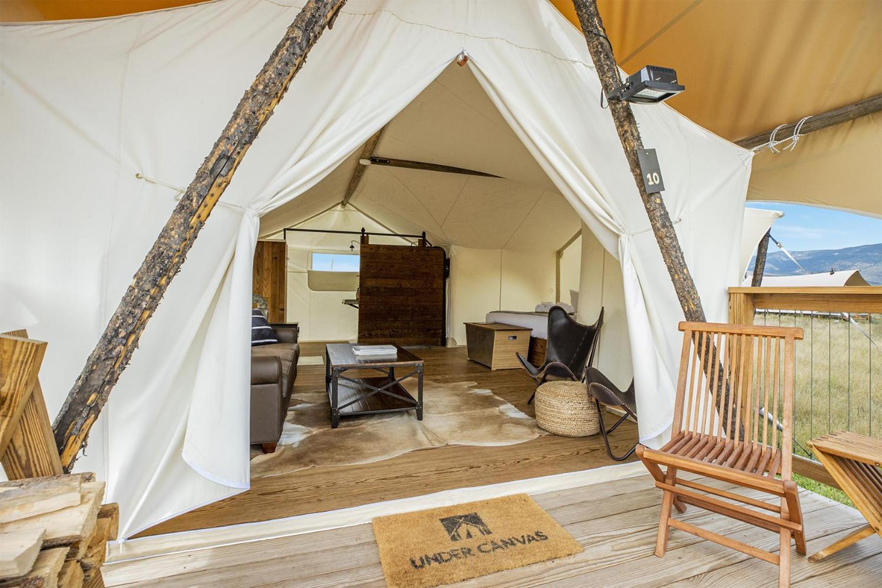Under Canvas North Yellowstone - Paradise Valley Livingston Eksteriør bilde