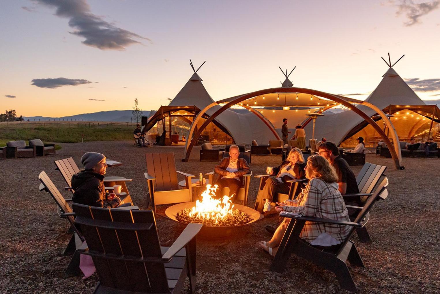 Under Canvas North Yellowstone - Paradise Valley Livingston Eksteriør bilde